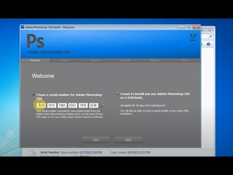 photoshop serial number for mac